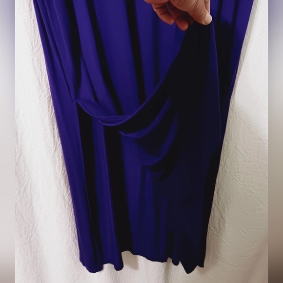 3 X$20. Catherines| PURPLE A-Line Sequin Flared Tank  Dress Size 0X / 14/16 W - Picture 3 of 7